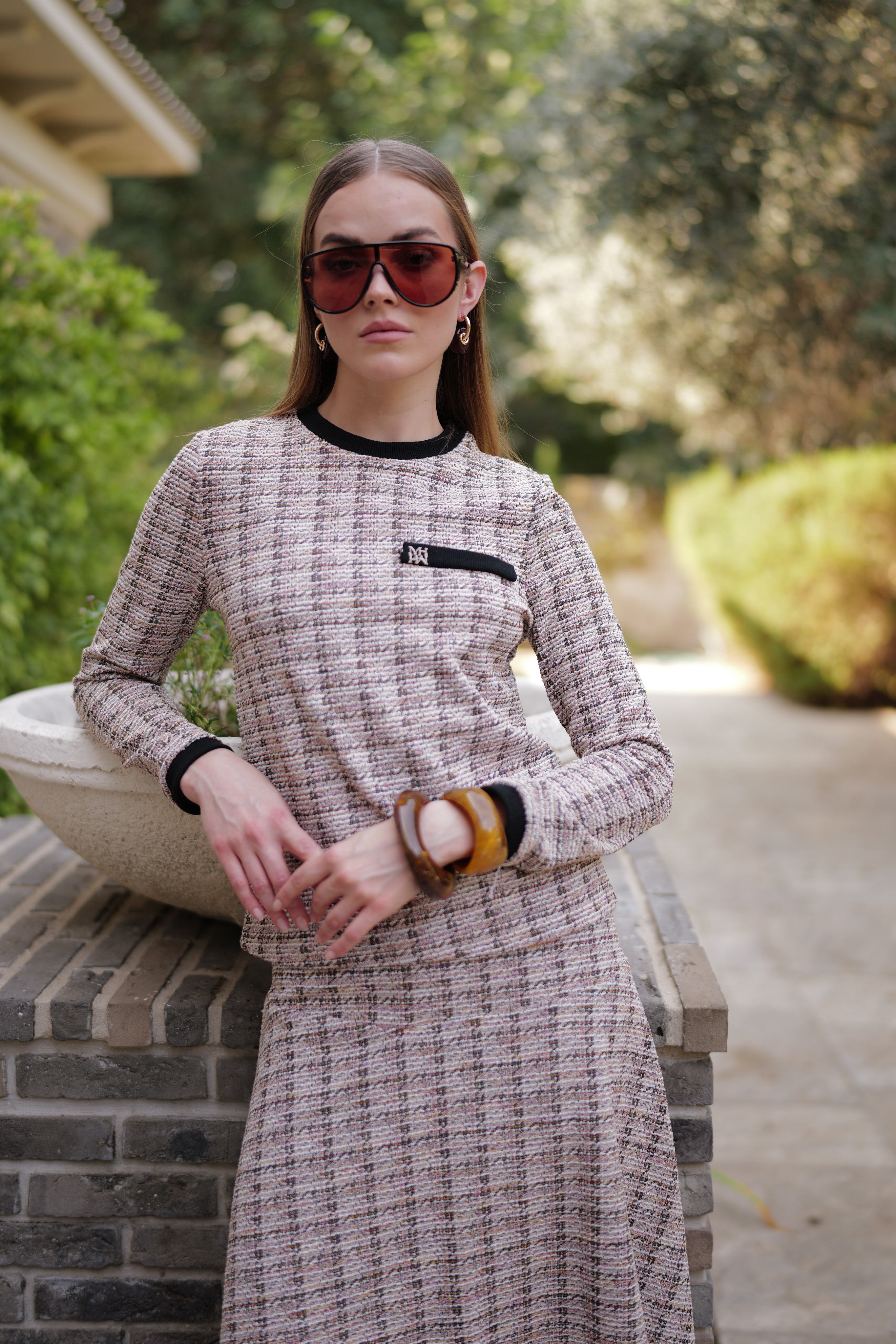 חצאית נופר צבעוני