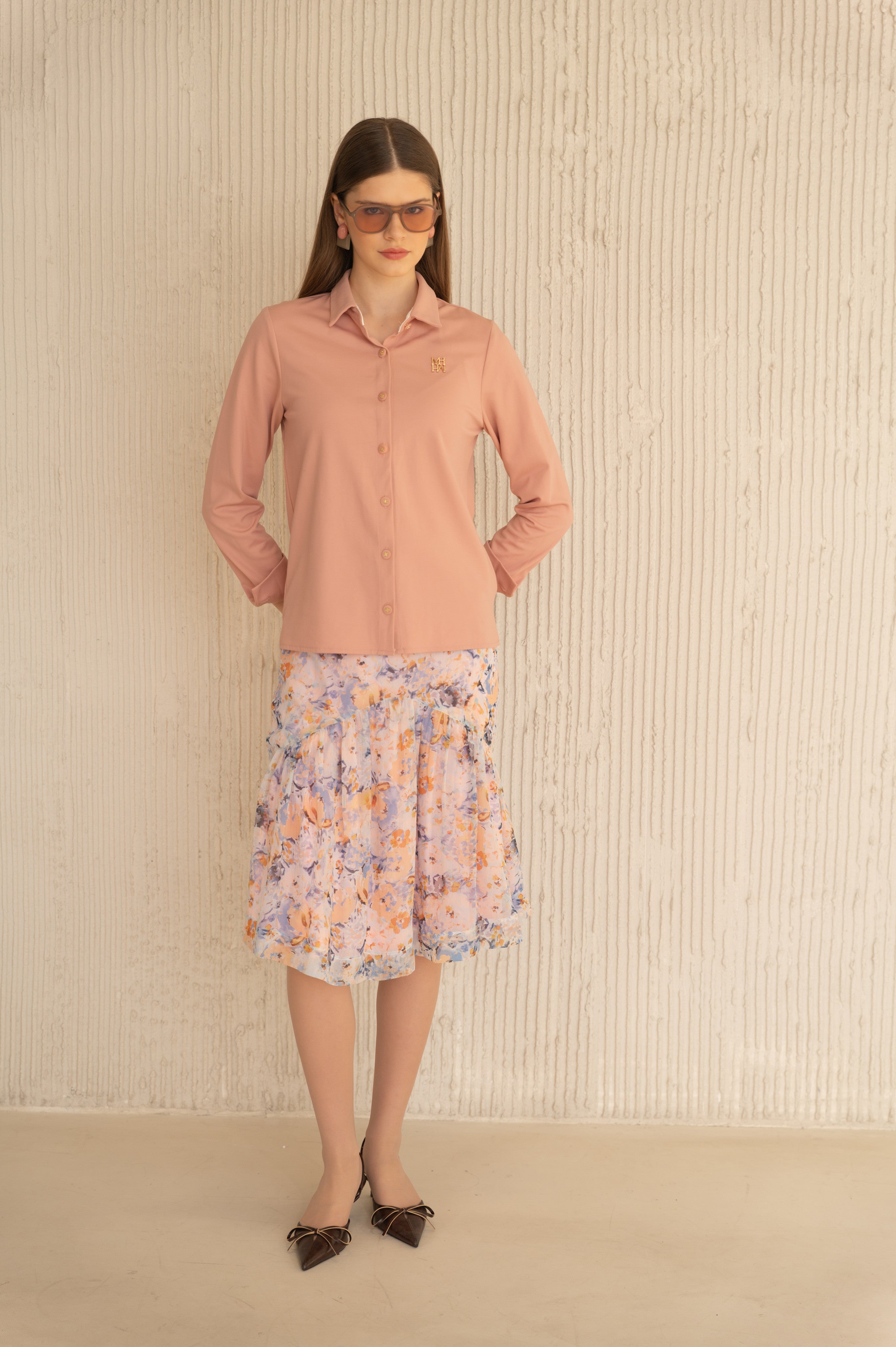 חולצת ברק ורוד