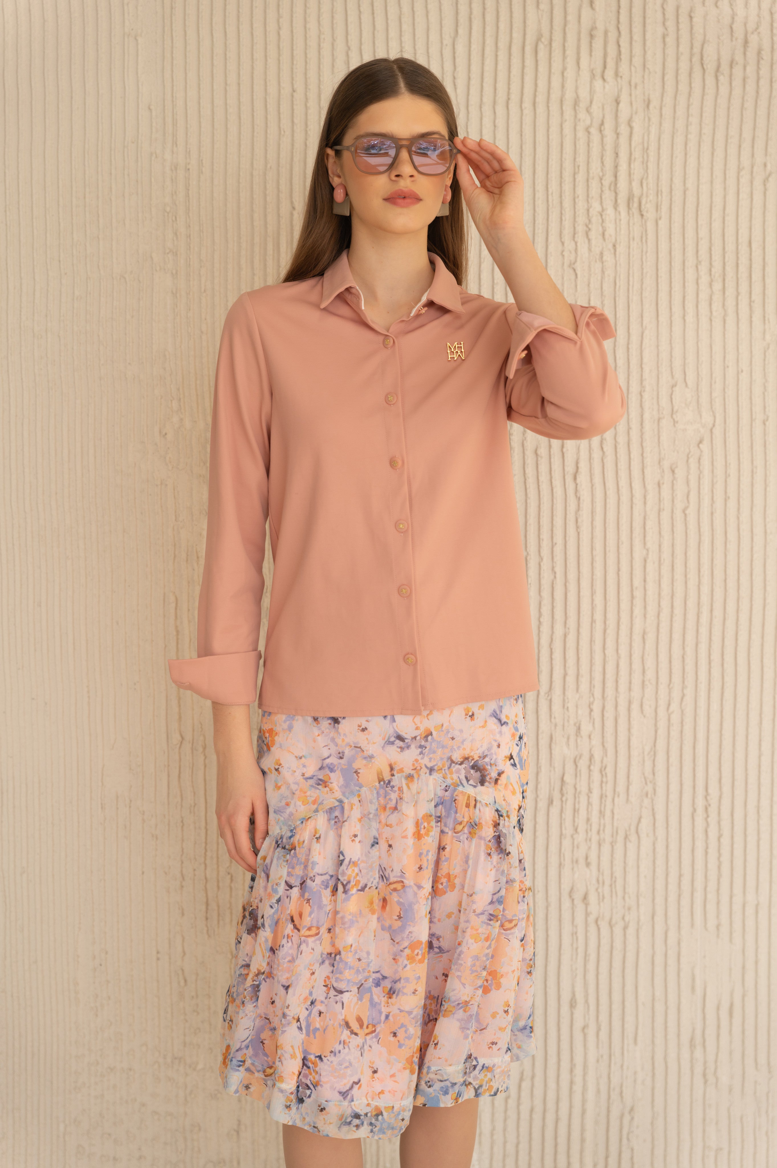 חולצת ברק ורוד