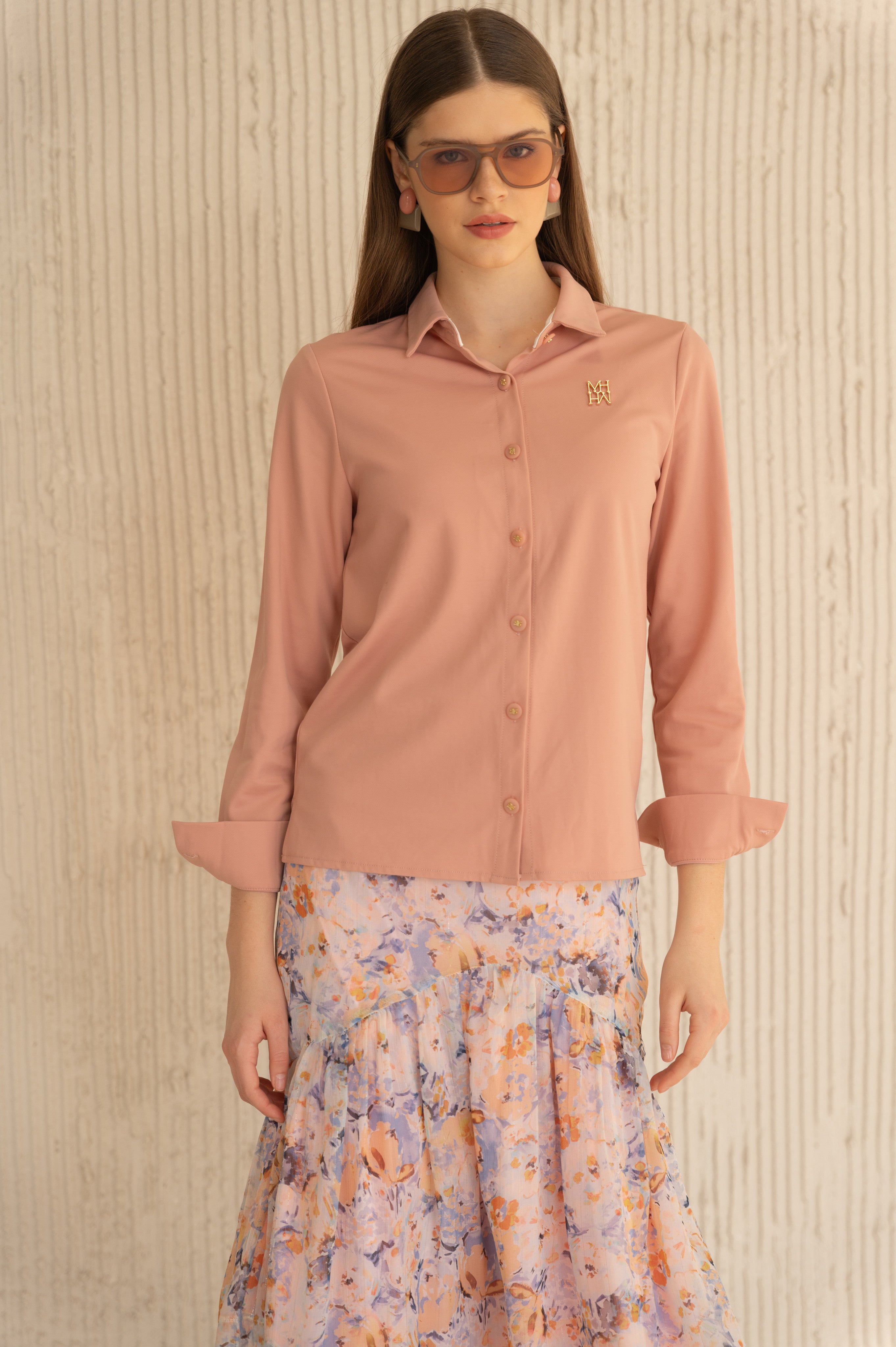 חולצת ברק ורוד