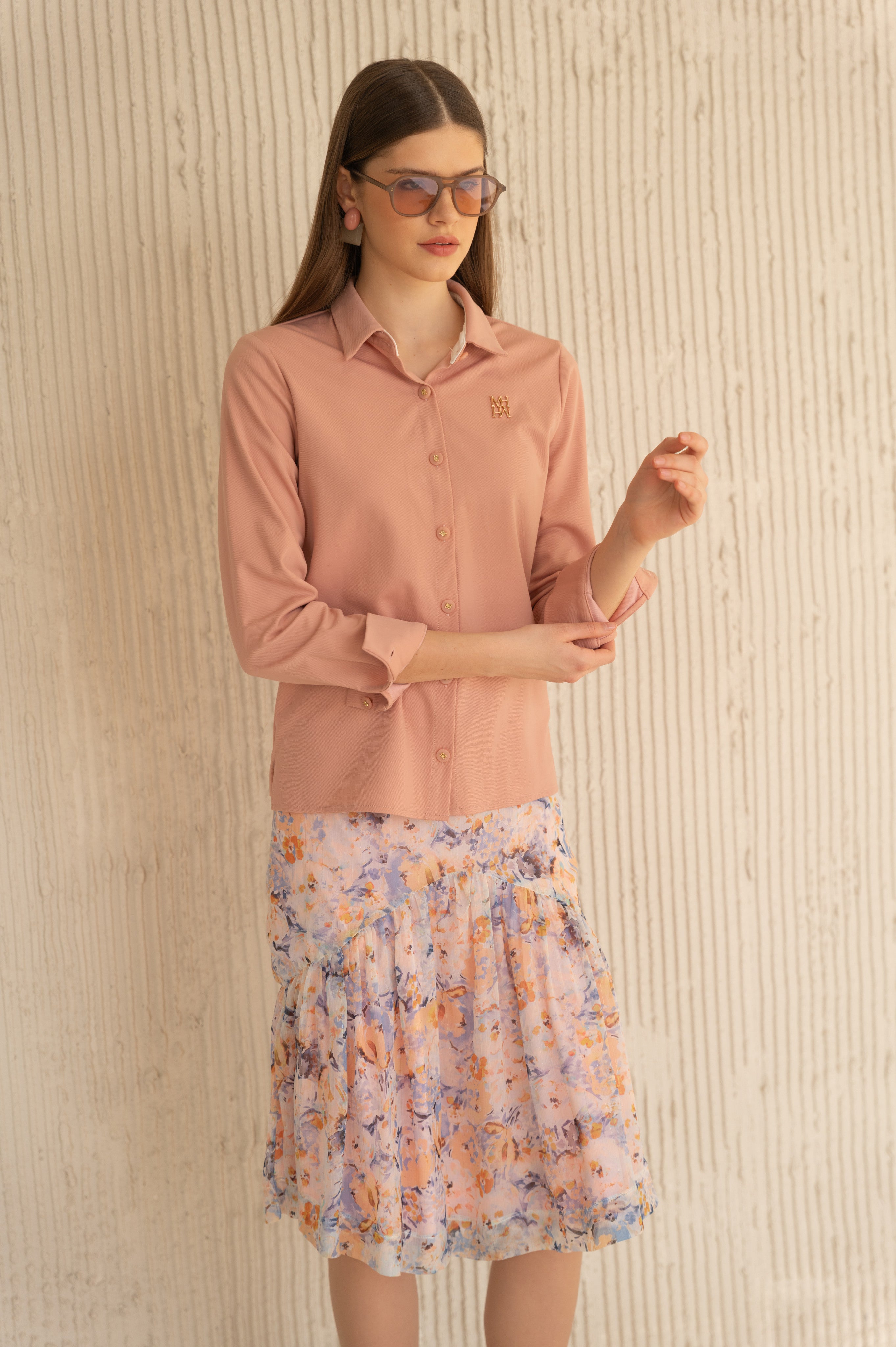 חולצת ברק ורוד