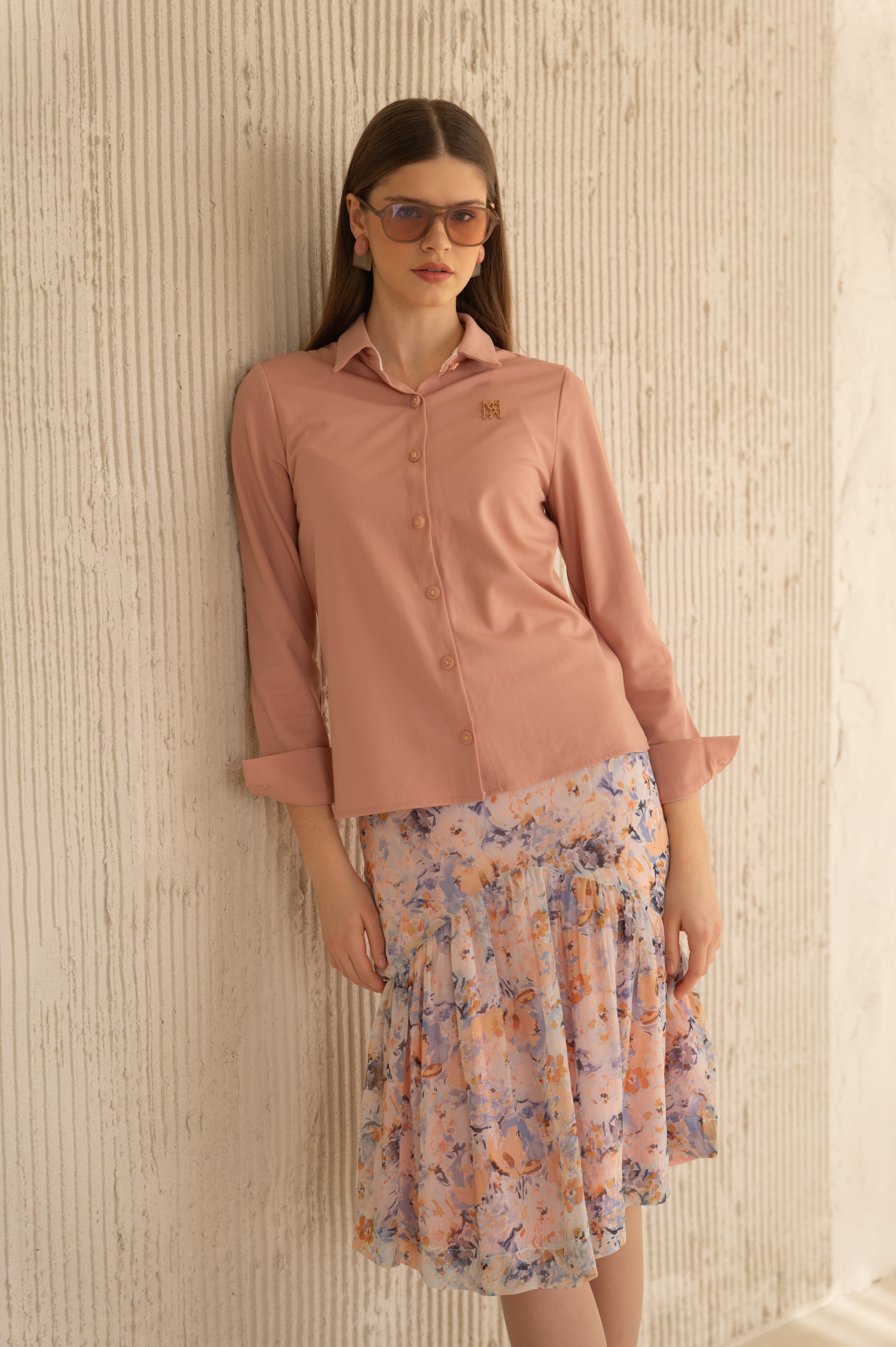 חולצת ברק ורוד