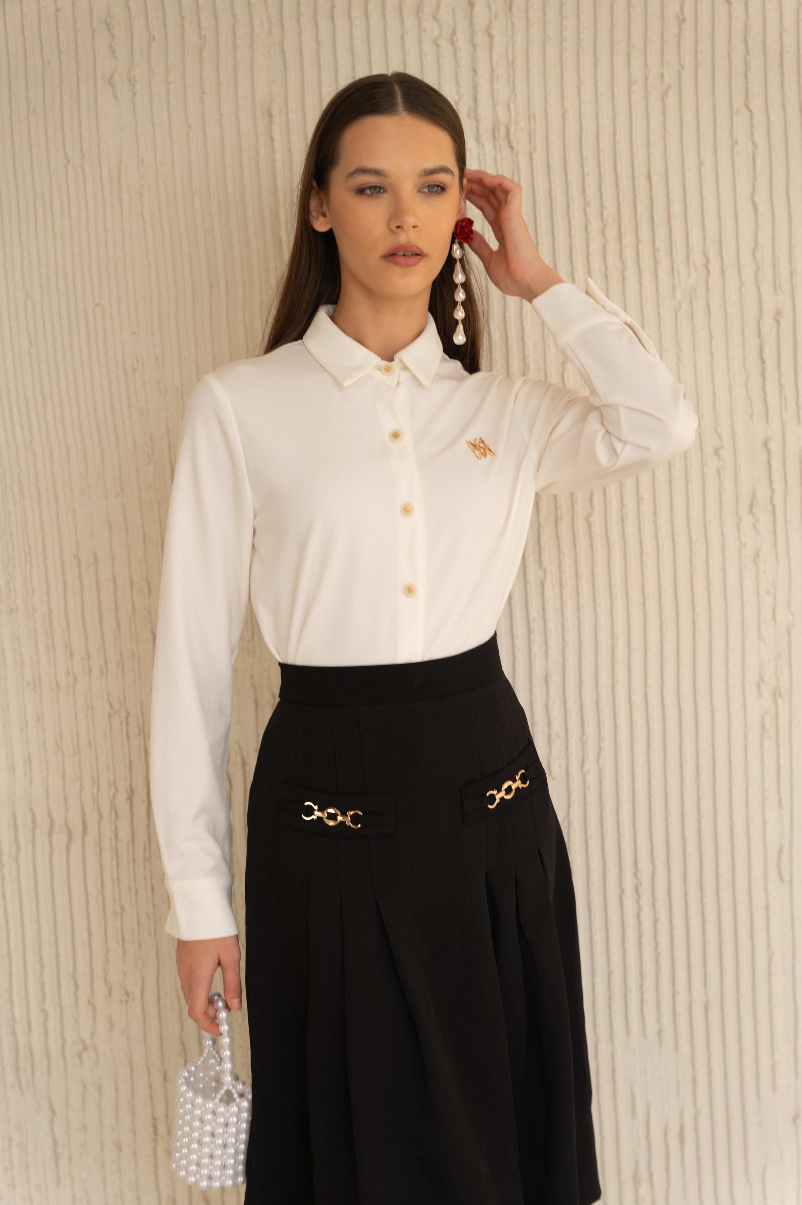 חולצת ברק לבן