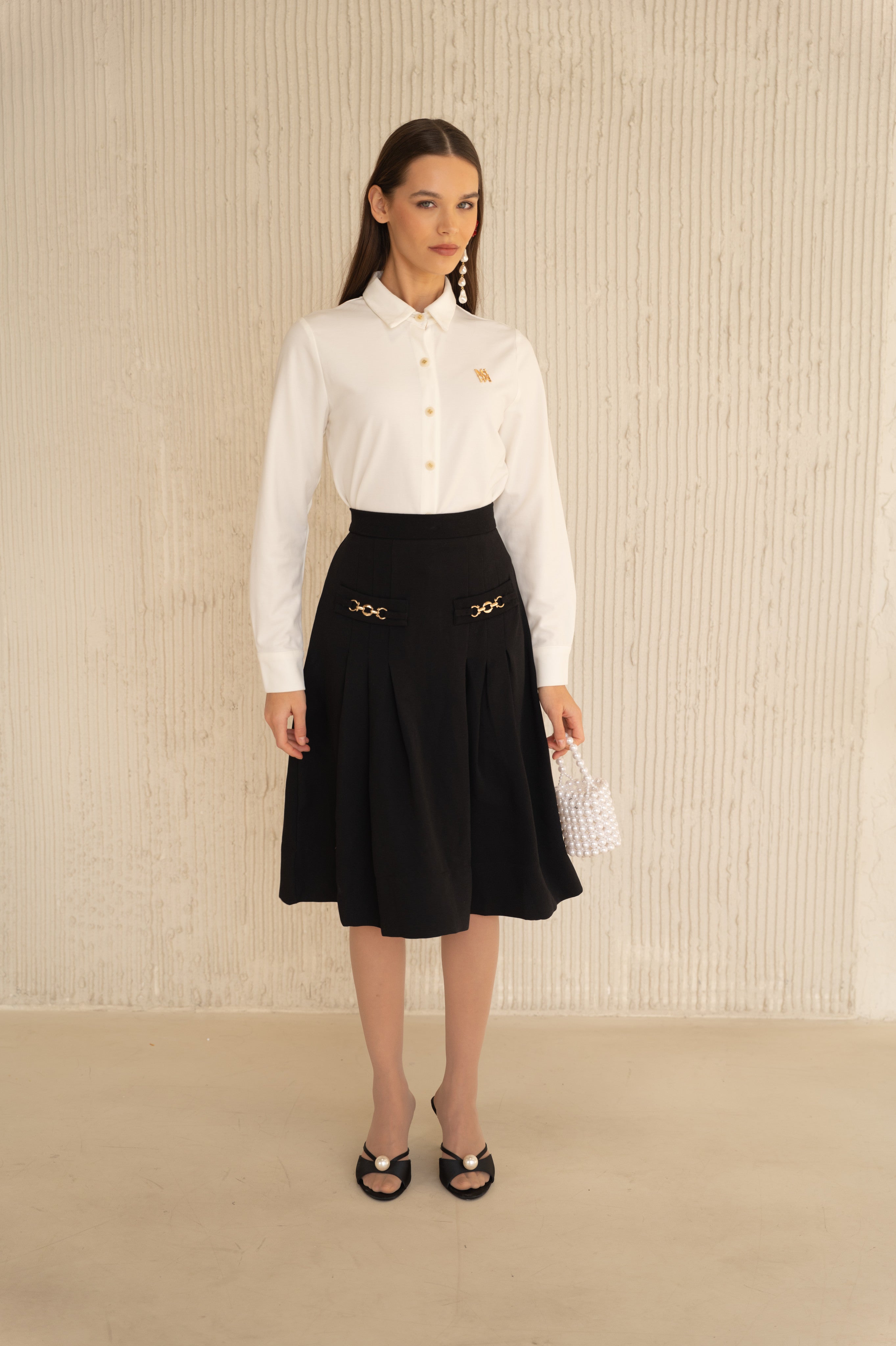 חולצת ברק לבן